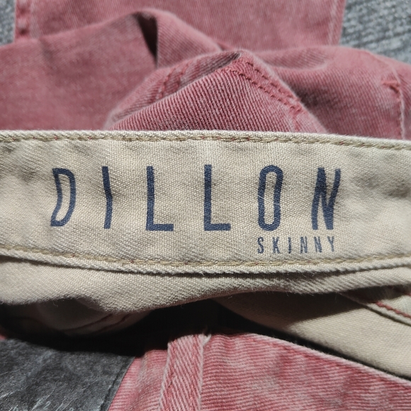 Bullhead Dillon Skinny Men's Jeans Denim Plum Red Size 32x30 - Picture 7 of 8